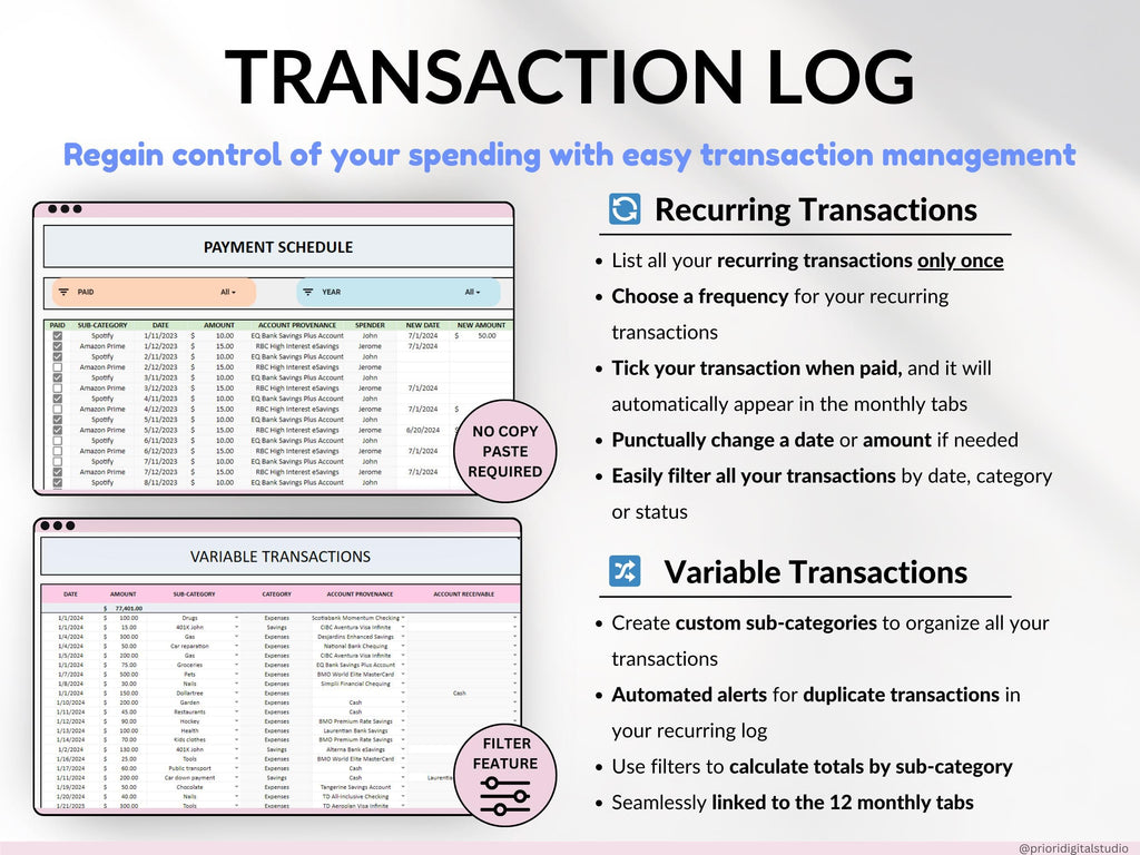Ultimate Annual Budget Template Excel Google Sheets Budget Spreadsheet Organization Planner Life Planner Template Habit Tracker Task Tracker