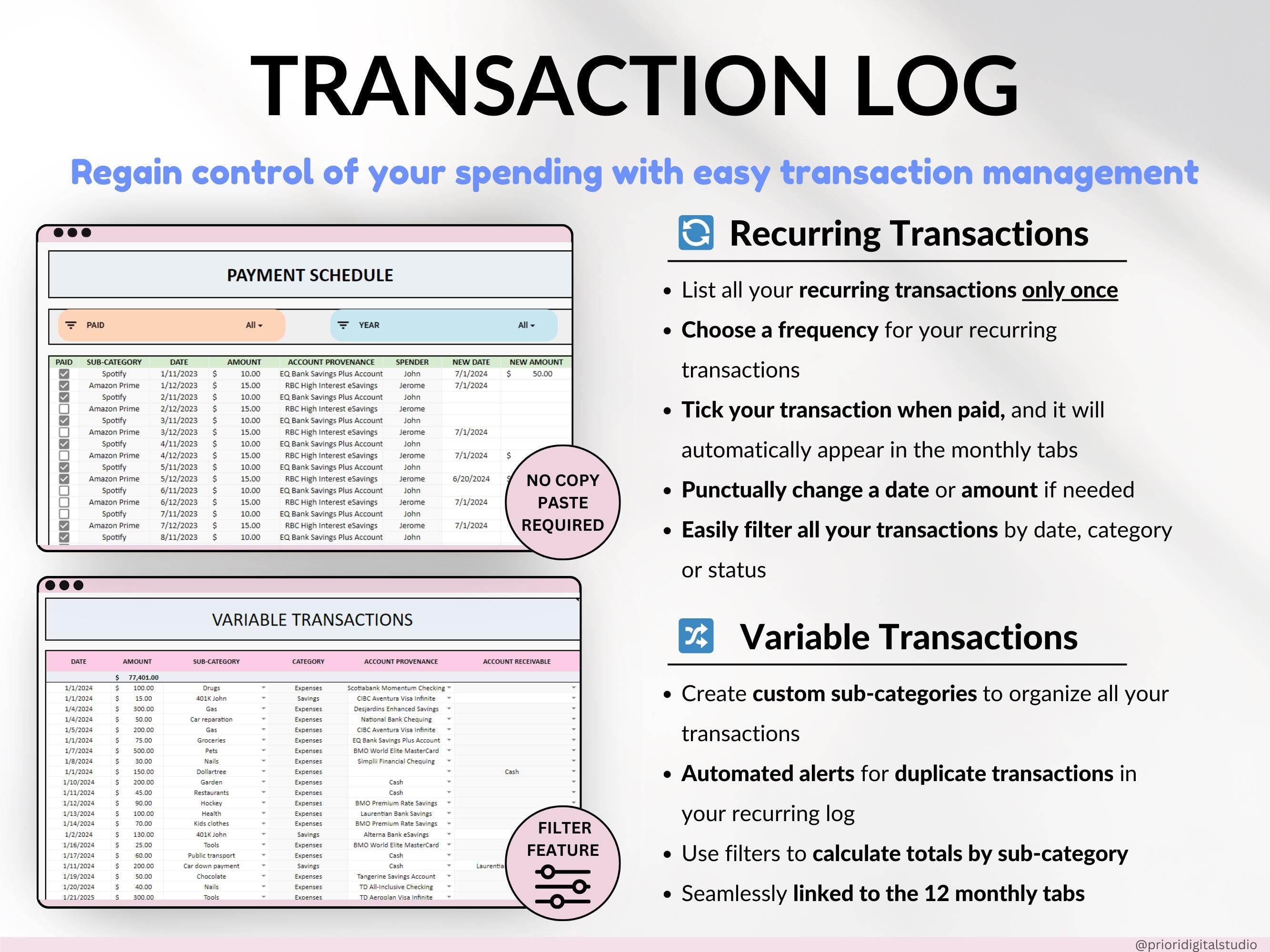 Ultimate Annual Budget Template Excel Google Sheets Budget Spreadsheet Organization Planner Life Planner Template Habit Tracker Task Tracker