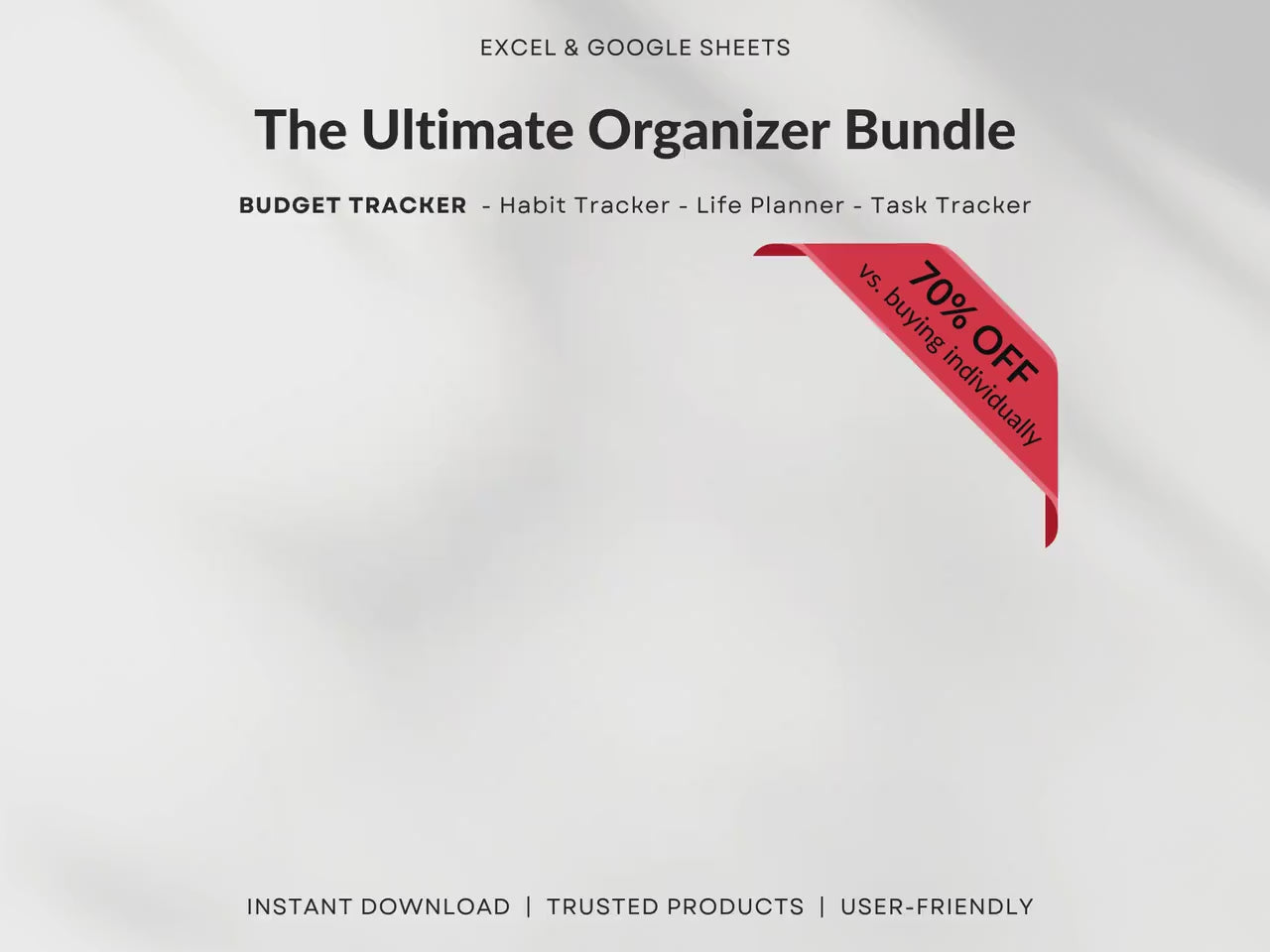 Ultimate Annual Budget Template Excel Google Sheets Budget Spreadsheet Organization Planner Life Planner Template Habit Tracker Task Tracker