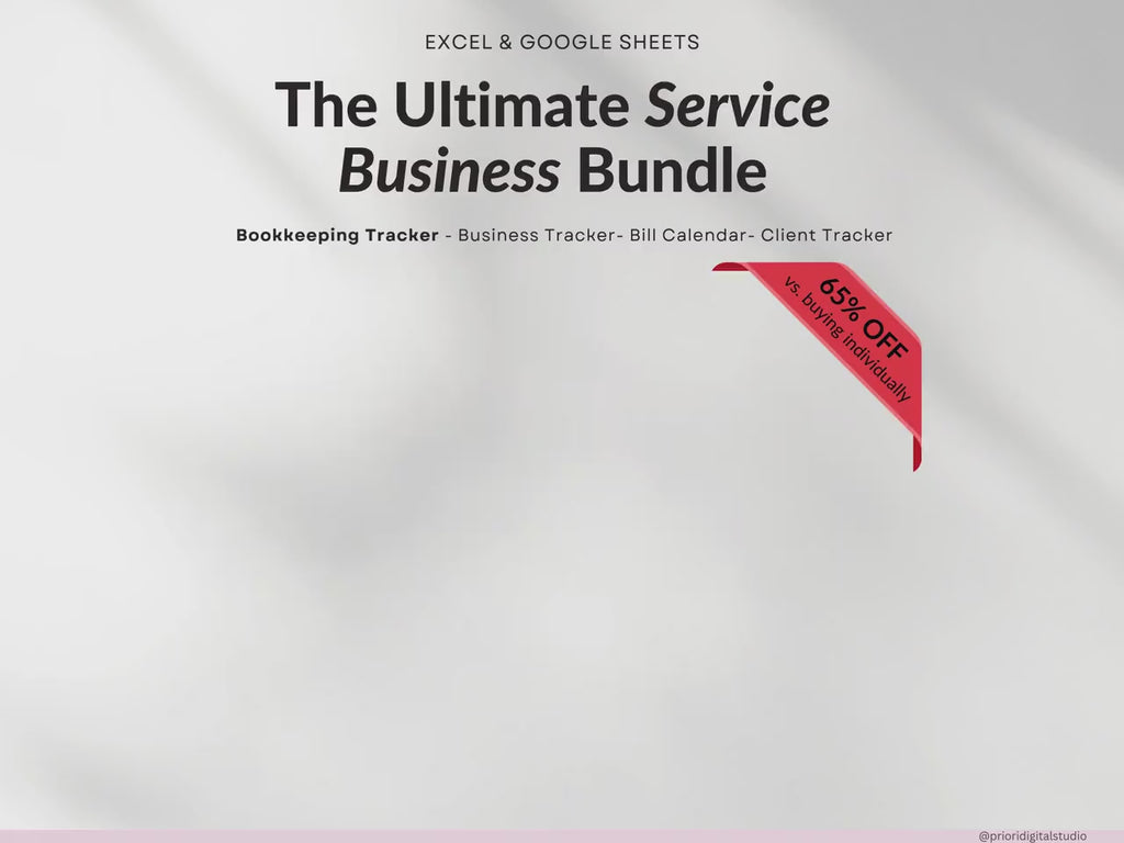 Small Business Spreadsheet Service Business Bookkeeping Client Tracker CRM Payroll Tracker Invoice Tracker Order Tracker Google Sheet Excel